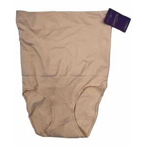 New Yummie Shape Wear High Waist Compression Panty Light Pink Size M/L